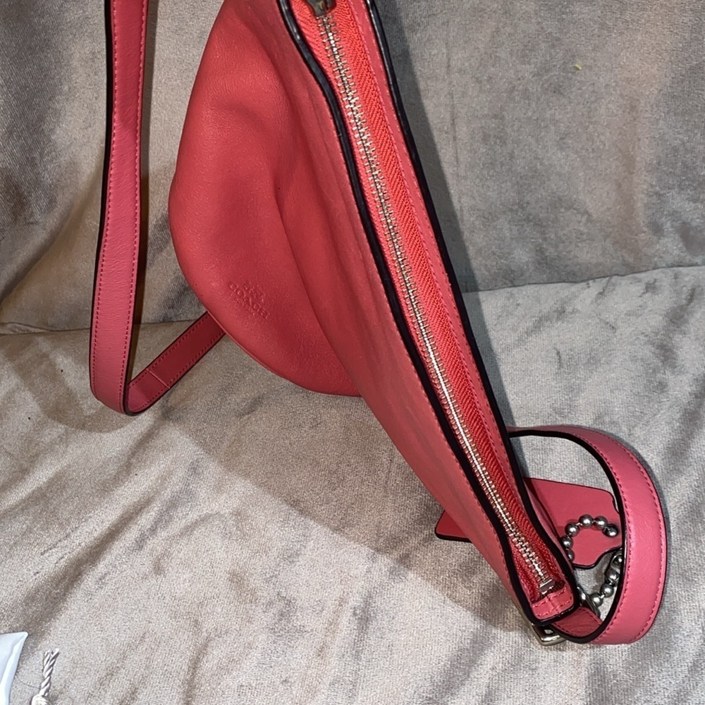 COACH Bleecker Sport Mini Duffle Crossbody Shoulder Bag Loganberry 32281 - Picture 8 of 11